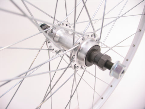 Rear Wheel 28 x 1/4" ZAC19 Freewheel Fixed - Silver