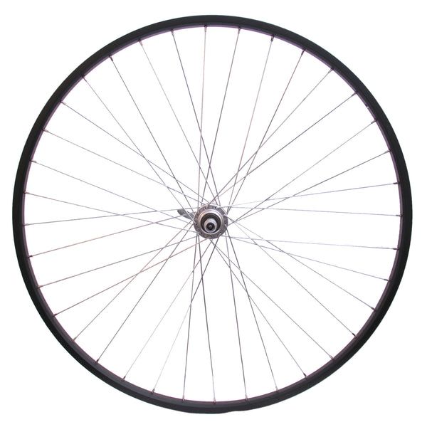 Achterwiel 28 x 1 4 aluminium Freewheel QR - zwart