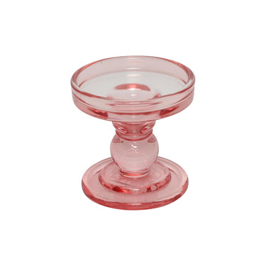 Countryfield cleo kandelaar donker roze 8,5x8,5x8,5cm