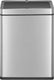 Eko - mirage plus sensor recycler 30+30 liter - stainless steel plastic - mat rvs - prullenbak