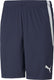 Puma teamliga shorts heren sportbroek - peacoat- white