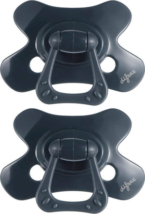 Difrax fopspeen natural - 18+ maanden - donkerblauw - 2 stuks