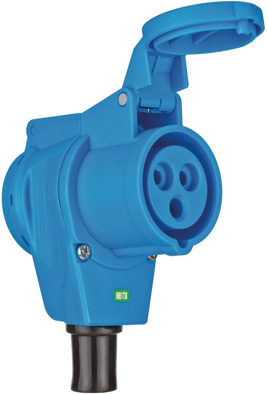Brennenstuhl cee-haakse koppeling 230v 16a ip44 - 1x 230v 16a, 1x 230v cee 16a 3-polig
