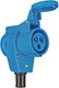Brennenstuhl cee-haakse koppeling 230v 16a ip44 - 1x 230v 16a, 1x 230v cee 16a 3-polig