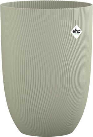 Elho sereh hoog 30 - bloempot voor binnen buiten - 100% gerecycled plastic - ø 29.5 x h 40.5 cm - scandinavisch groen