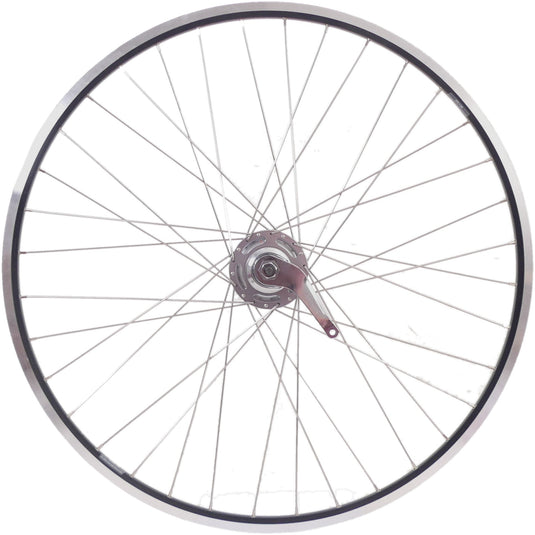 Shimano achterwiel 28 622 x 19c ryde zac19 velg met nexus 7 remnaaf - zwart zilver