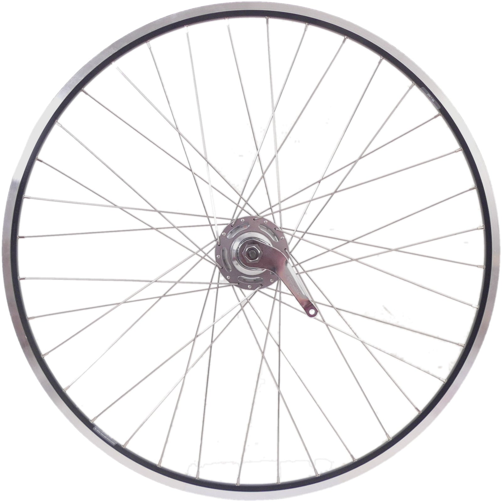 Achterwiel 28 622 x 19C Ryde ZAC19 velg met Shimano Nexus 7 remnaaf - zwart zilver