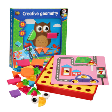 Vormenpuzzels met kleurenkaarten, 33dlg.