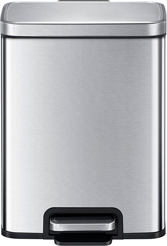 Eko - madison pedaalemmer 6 liter - stainless steel plastic - misty mat rvs - prullenbak