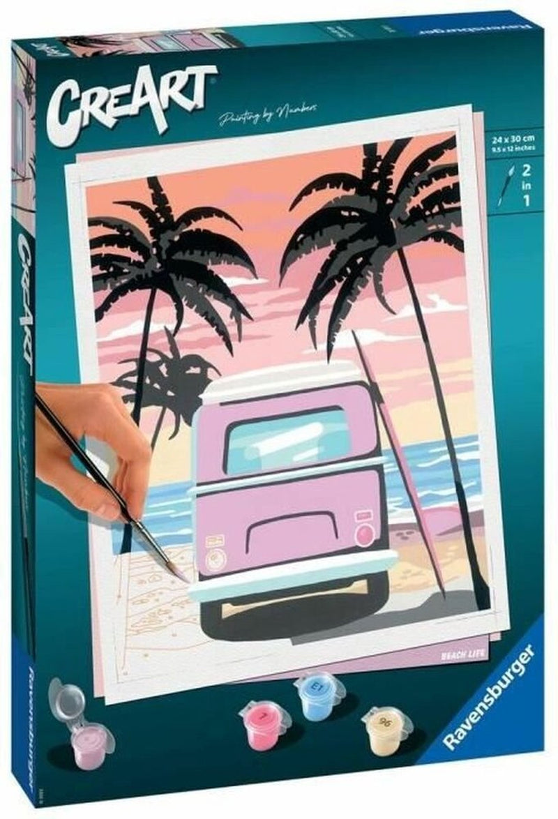 Load image into Gallery viewer, Ravensburger schilderen op nummer ravensburger creart schilderen op nummer - beach life
