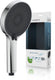 Schütte samoa rain handdouche - douchekop ø 13 cm -3 standen - chroom antraciet