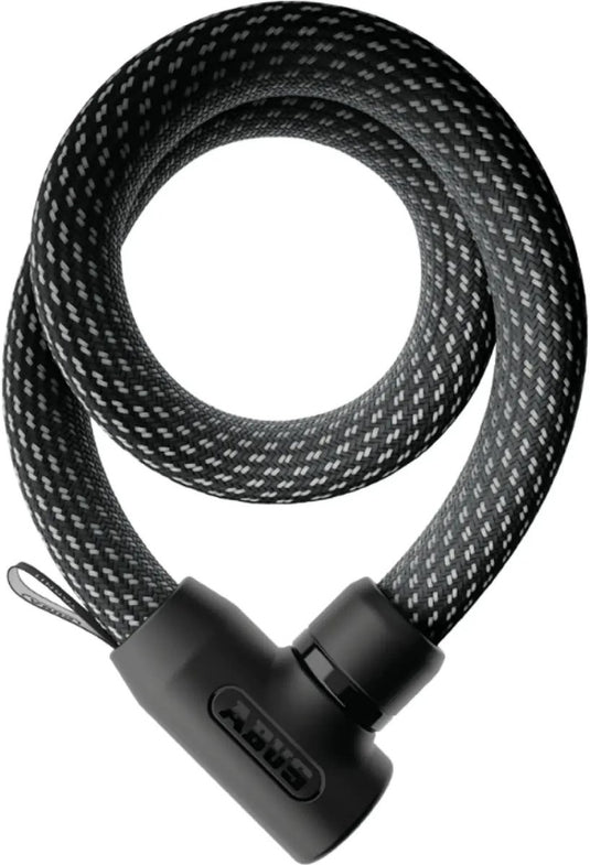 Abus fietsslot textiel-kettingslot - yarnit™ 4004k - security level 7 - zwart - 110 cm - geschikt voor elektrische fietsen en stadsfietsen - lichtgewicht - slechts 0,88 kg