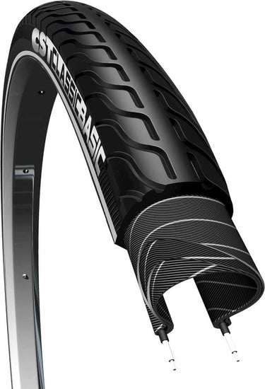 CST buitenband Basic 26 x 1 3 8 zw refl
