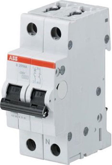 Busch-jaeger abb installatieautomaat c10a 2p 6ka - s202-c10