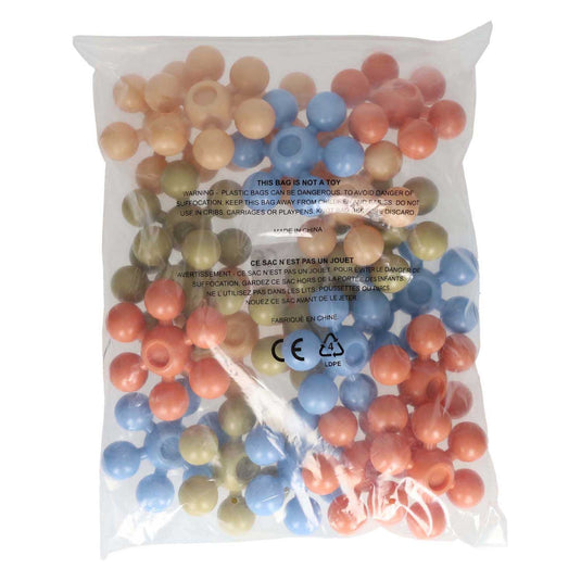 Gekleurde stervormige connectors - 20st.