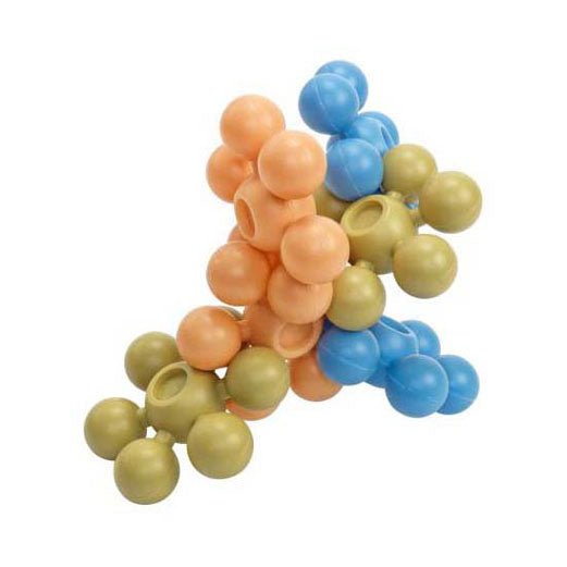 Gekleurde stervormige connectors - 20st.