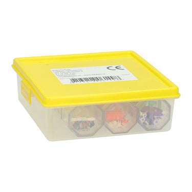 Albatros hengelsport glitter sprinkle stapelbare achthoeken - 12dlg