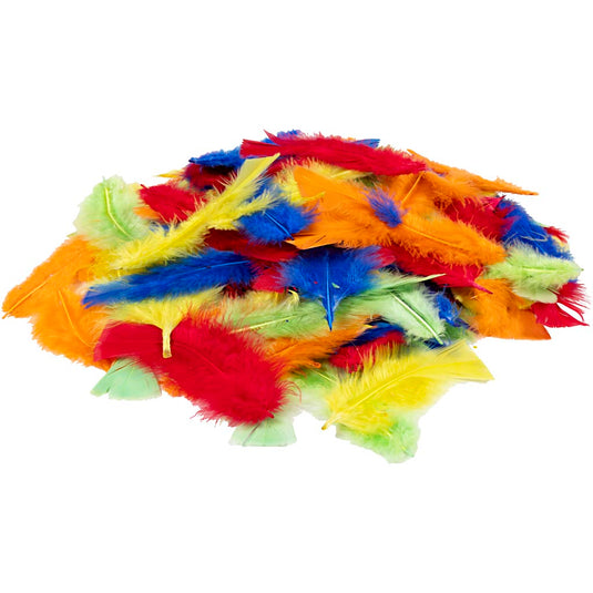 Creativ company dons, l: 7-15 cm, diverse kleuren, 100 gr 1 zak
