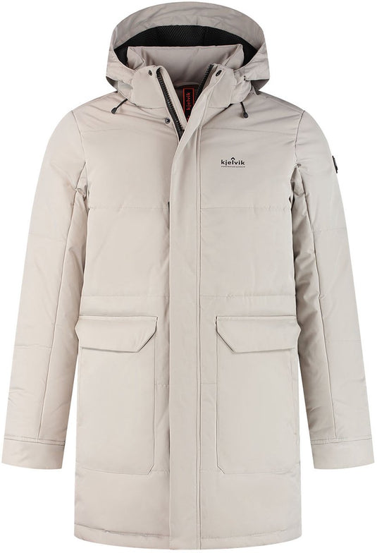 Kjelvik oscar heren outdoorjas - sand