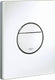 Grohe nova cosmopolitan bedieningspaneel toilet - dual flush - kunststof - alpine wit
