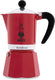 Bialetti rainbow rood percolator – 3 kops – 200 ml – authentieke italiaanse espresso maker