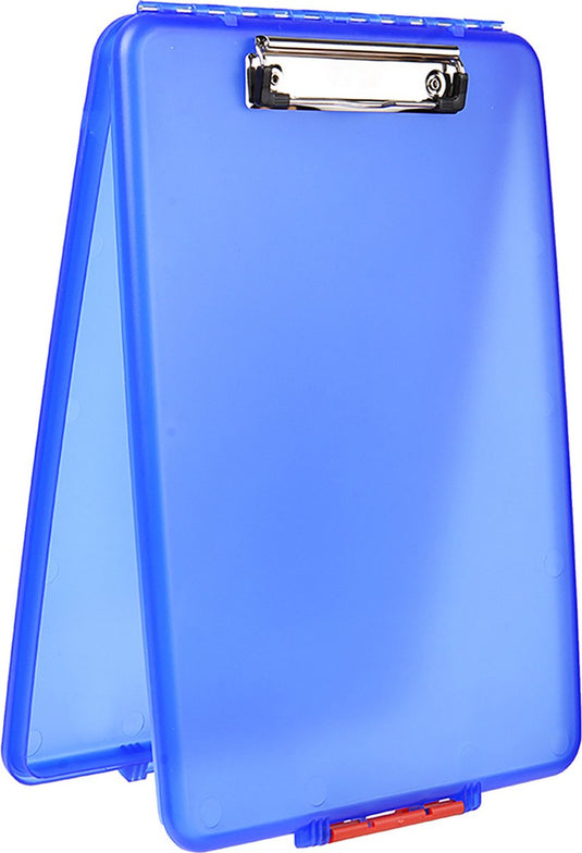 Seco klembord a4 - blauw - met opbergvak - slimline - se-sc1517-be