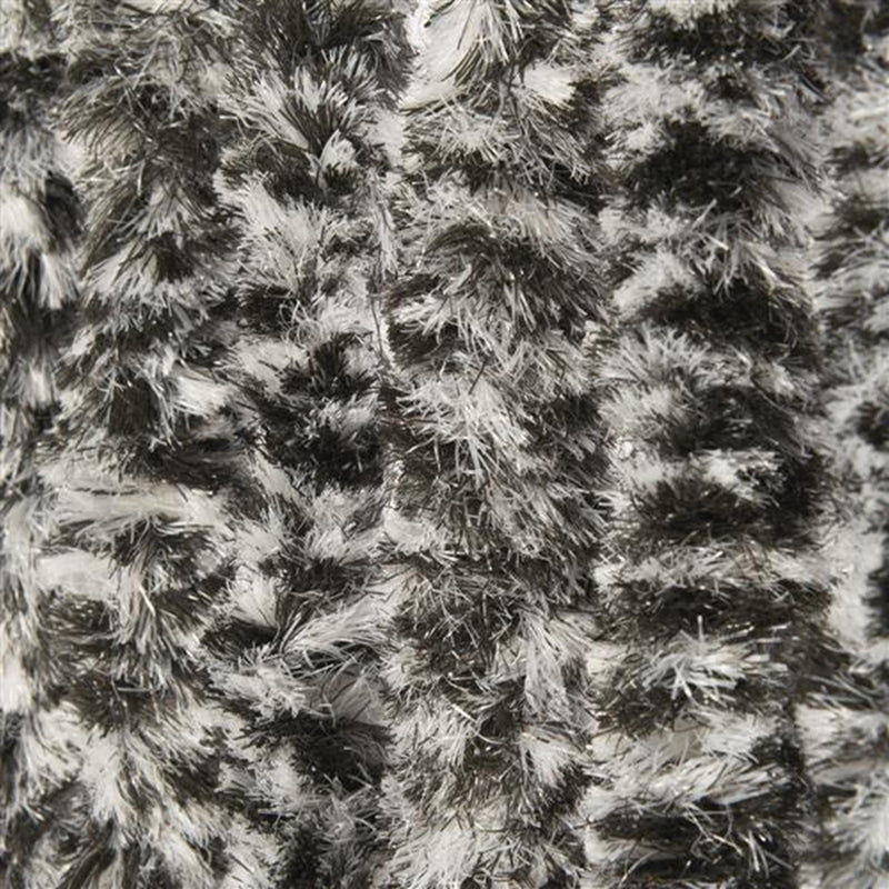 Load image into Gallery viewer, Wicotex kattenstaart deurgordijn 100x240cm zwart wit grijs
