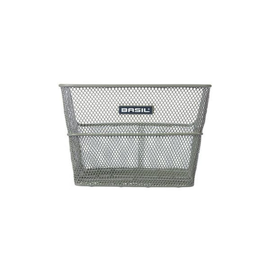 Basil Cento Flower S - fietsmand - achterop - olive green