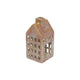 Countryfield donte theelicht huis geel 7,8x7,8x16cm