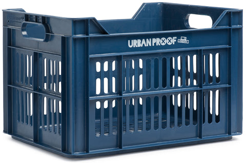 bicycle crate 30 liters polypropylene dark blue