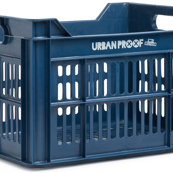 bicycle crate 30 liters polypropylene dark blue