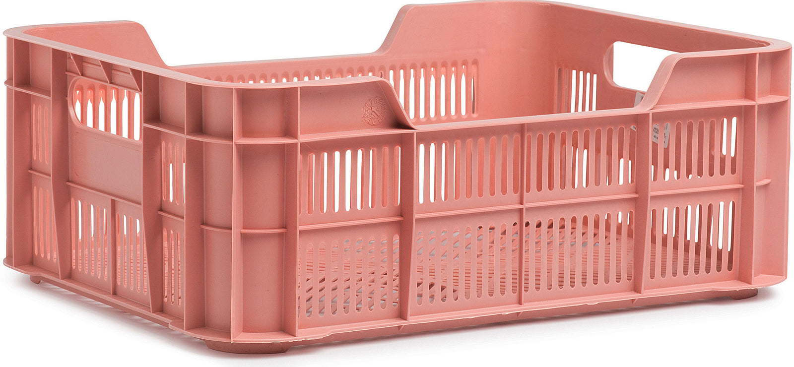 urban proof bicycle crate plastic | 11 liters | recycled polypropylene | pink | fixed mounting