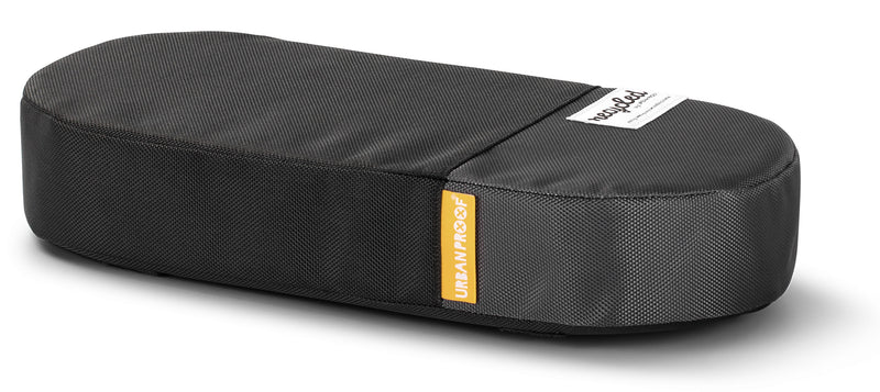 Load image into Gallery viewer, bagagedragerkussen Recycled 38 cm zwart grijs
