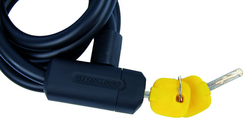 UrbanProof spiral cable lock 12mm x 150cm black