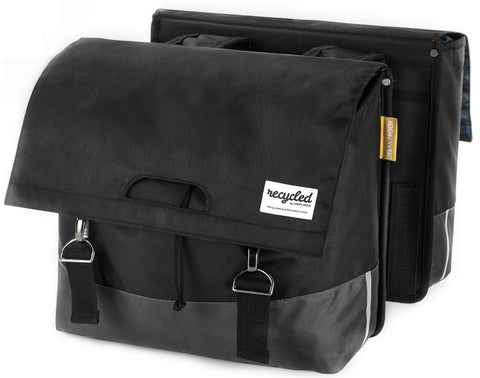 UrbanProof double bicycle bag 55L recycled black/grey