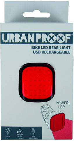 UrbanProof high power rear light red USB