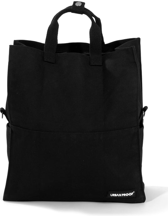 Urbanproof draagtas city tote recycled 22l zwart