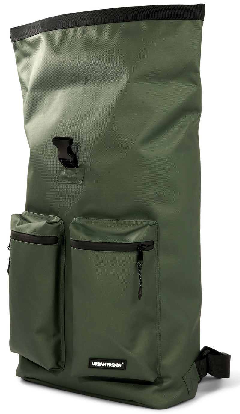 Load image into Gallery viewer, UrbanProof Urbanproof rolltop commuter fietstas 20l groen
