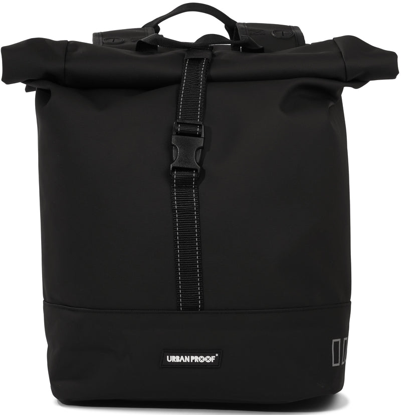 Load image into Gallery viewer, UrbanProof Urbanproof rolltop dubbele fietstas 38 liter zwart
