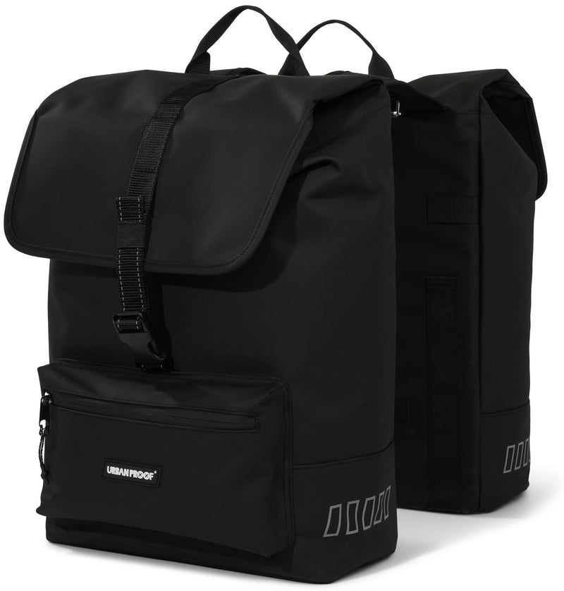 Load image into Gallery viewer, Urbanproof tas double cargo up recycle 38l zwart
