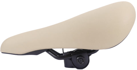 Fietszadel voor 20-26 kinderfiets - creme