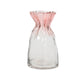 Decoris vaas glas ã˜12cm x h.20.5cm zacht roze