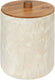 5five® 5five como afvalemmer met deksel - marmereffect - 5l - beige