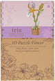 Lobbes houten bouwpakket 3d iris bloemen 60-delig knutselset.