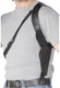 Smiffys schouder holster - zwart - leder look - verkleedaccessoires - pistool houder - cowboy