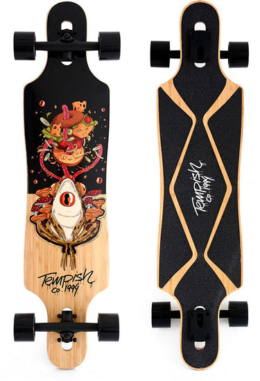 Tempish frogman drop-through longboard - 38 inch (96 cm) - stabiel comfortabel beginnersboard