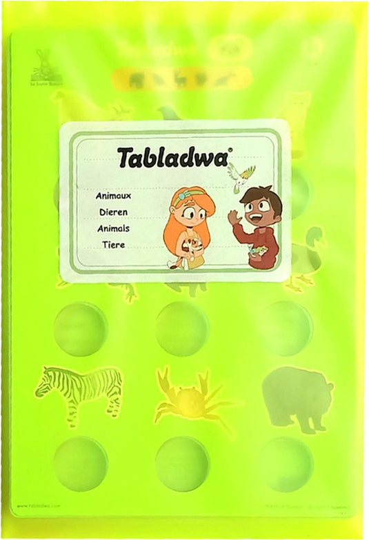 Geronimo games art of games - tabladwa: dieren (frans) - educatief spel - 2 spelers - geschikt vanaf 5 jaar