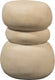 Woood yvo bijzettafel - fiber clay - naturel - 47x37x35