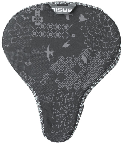 basil bohème - saddle cover - charcoal