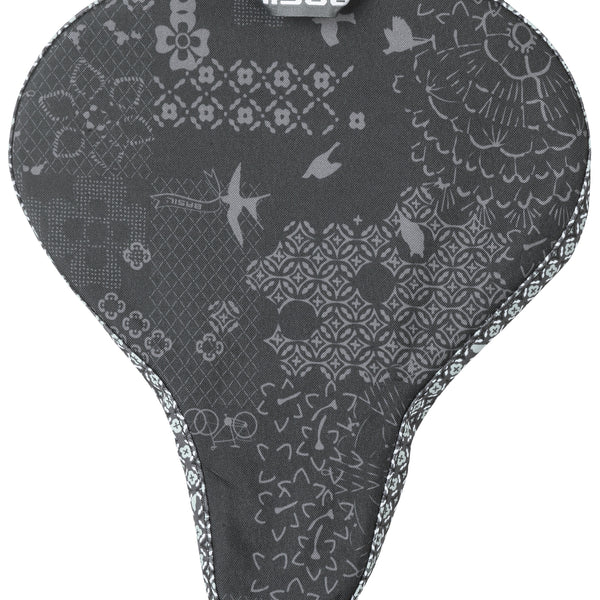 basil bohème - saddle cover - charcoal